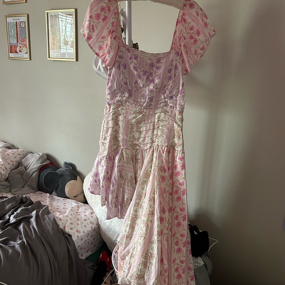 SOLD DO NOT BUY ! love shack fancy Irvine Dress in Pastel Clouds - Picture 4 of 4